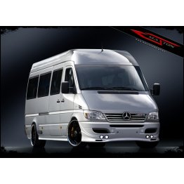 Бампер передний с ПТФ на Mercedes Sprinter W903